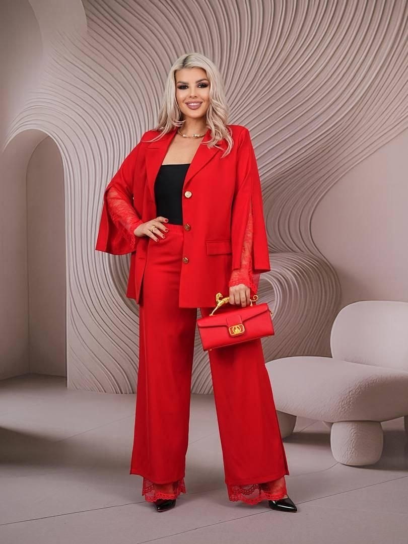 брючный костюм vilena 1026 красный,брючный костюм,костюм брючный 2669 красный мода-юрс,костюм брючный палаццо красный женский,брючный костюм женский большие размеры