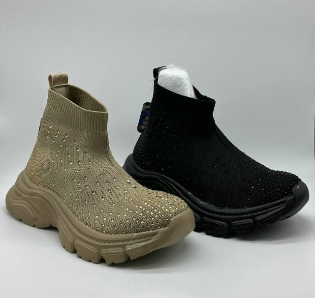 ,женская ,женские высокие спортивные ботинки со стразами,повседневные кроссовки,высокие кроссовки