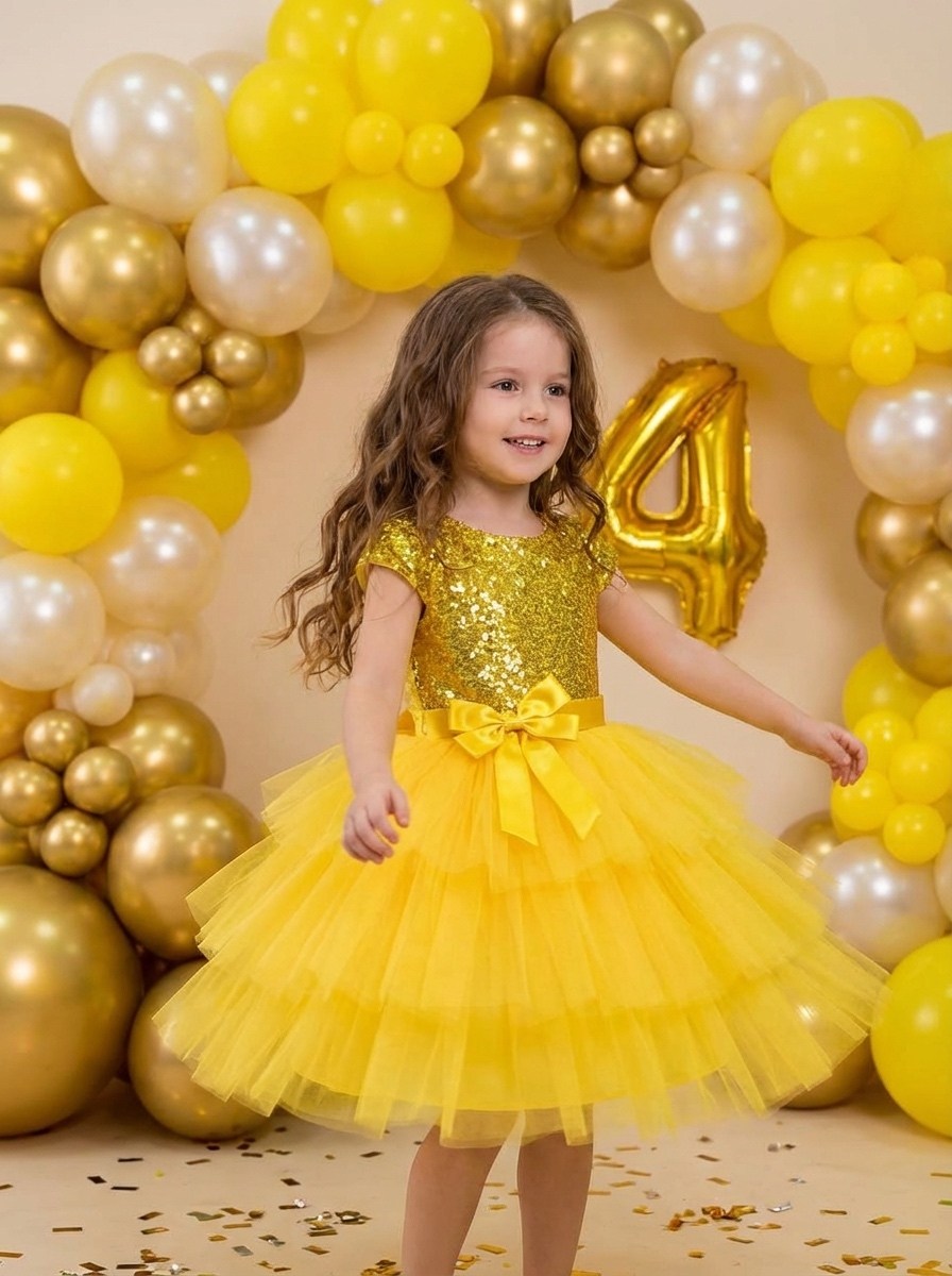 золотистое платье для девочки,платье золотое для девочки,платье праздничное,желтое платье для девочки,платье для девочки на выпускной