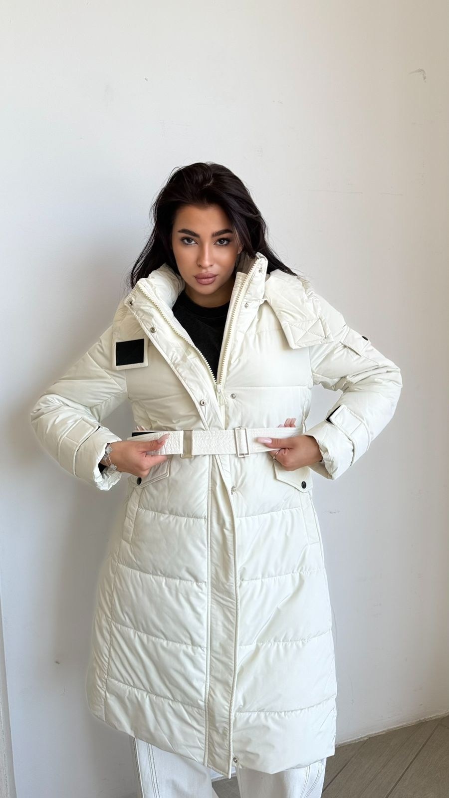 пуховик пальто женское,пальто утепленное молодежное зимнее женское светло-бежевого цвета,белый длинный пуховик,пуховик,пуховик женский