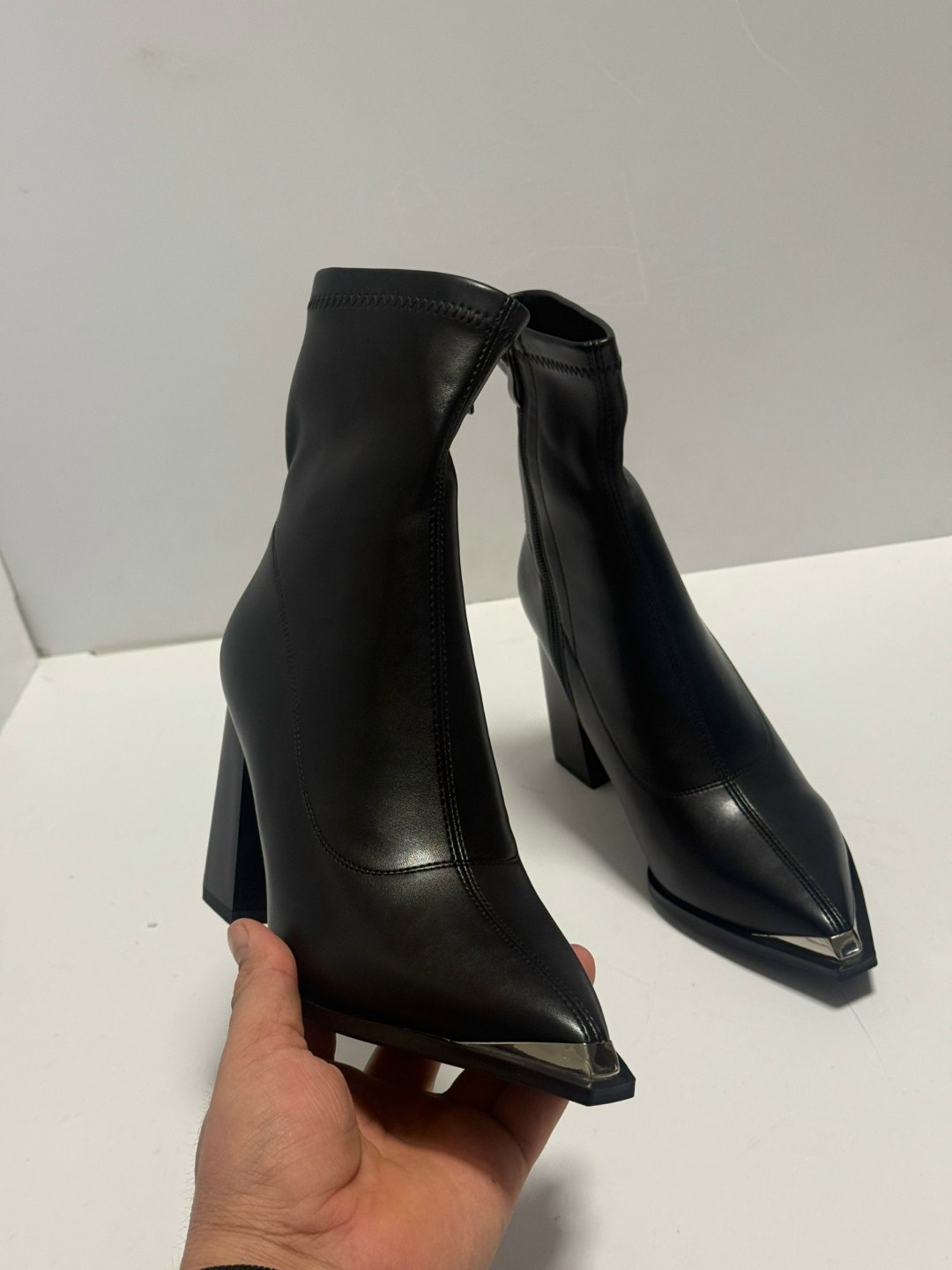 ,ботильоны женские,darja женские ботинки на каблуке с острым носком и молнией сзади muggo черный,полусапожки ботильоны,женская