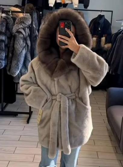 норковая шуба с капюшоном,норковая шуба,шуба норковая nafa с капюшоном из соболя,короткая норковая шуба с капюшоном,норковая шуба с капюшоном из куницы