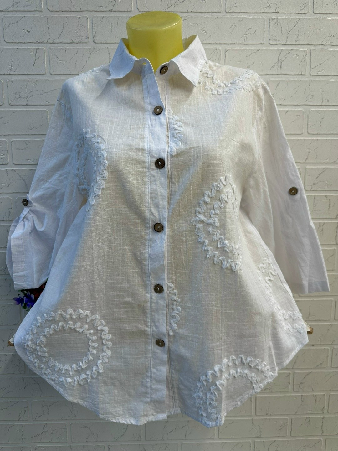 рубашка женская,рубашка женская льняная,блузка бохо,рубашка,льняная блуза с вышивкой модель 106-15