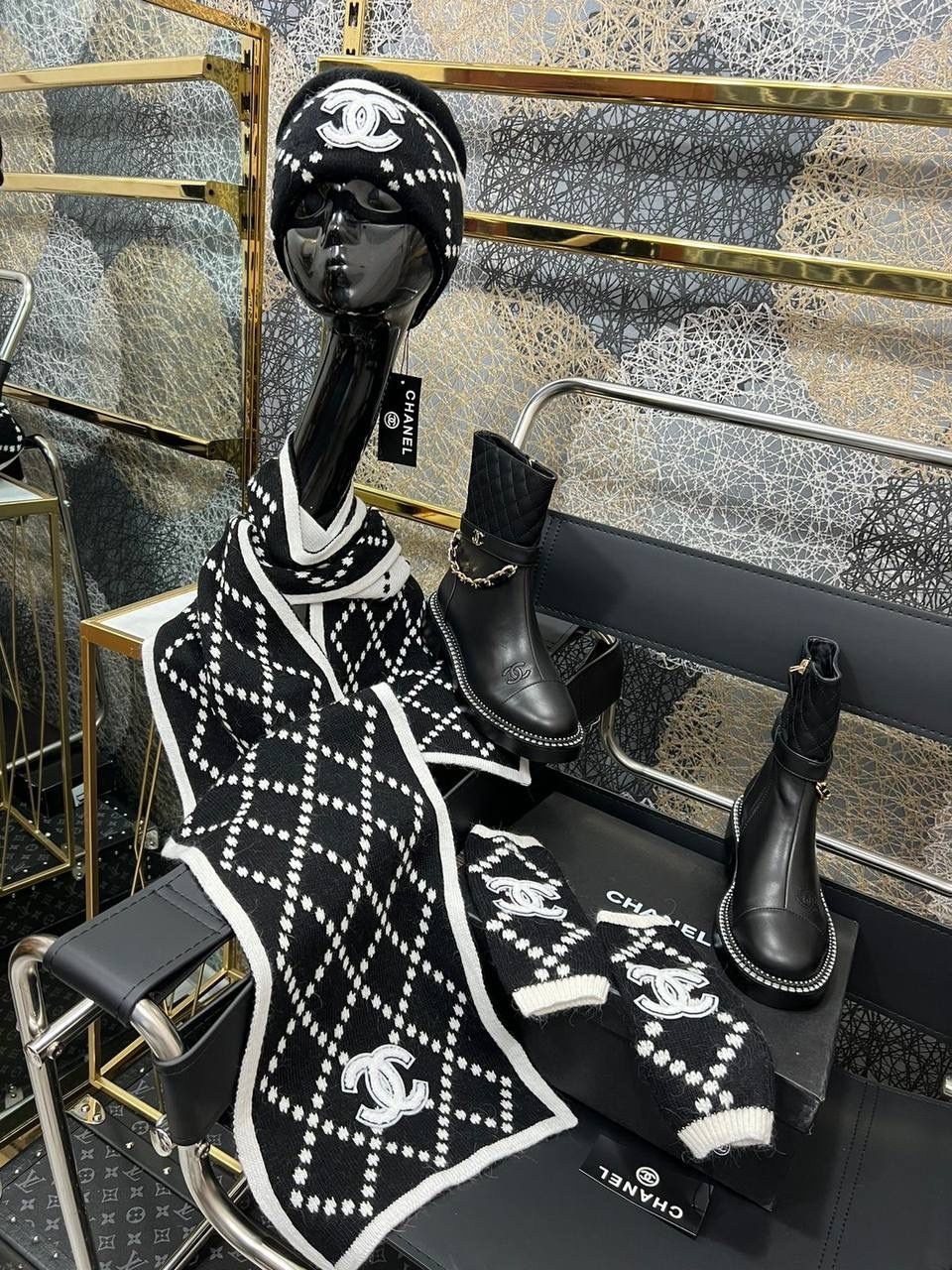 шарф chanel,брендовый женский платок chanel,брендовые платки шанель,шарфик шанель,комплект шарф