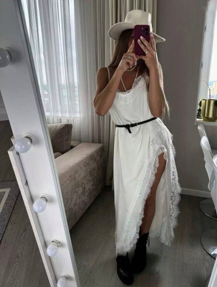 кружевное платье,сарафан с кружевами,платье комбинация с разрезом,платье комбинация,платье комбинация женское