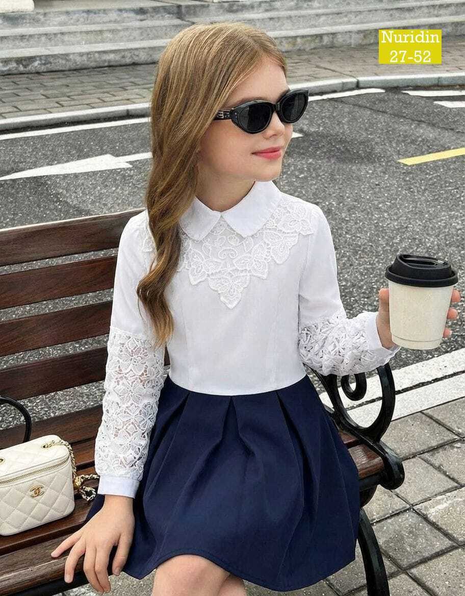 модные школьные блузки для девочек,блузка для девочек в школу,школьная блузка,школьное платье для девочек,школьное платье