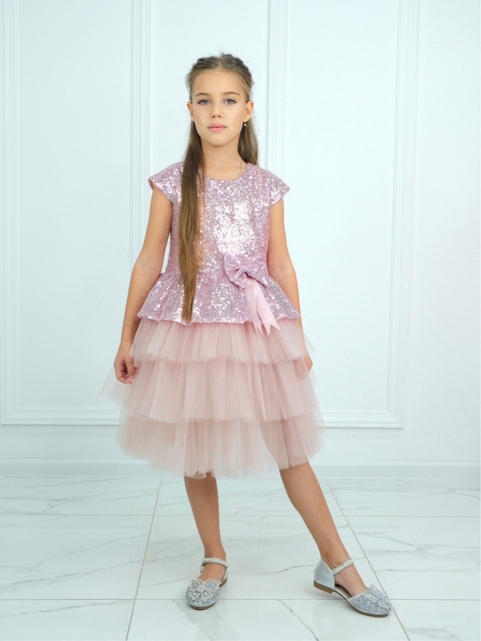 платье для девочки,платье для принцессы,платье детское,платье розовое,платье для девочки пышное