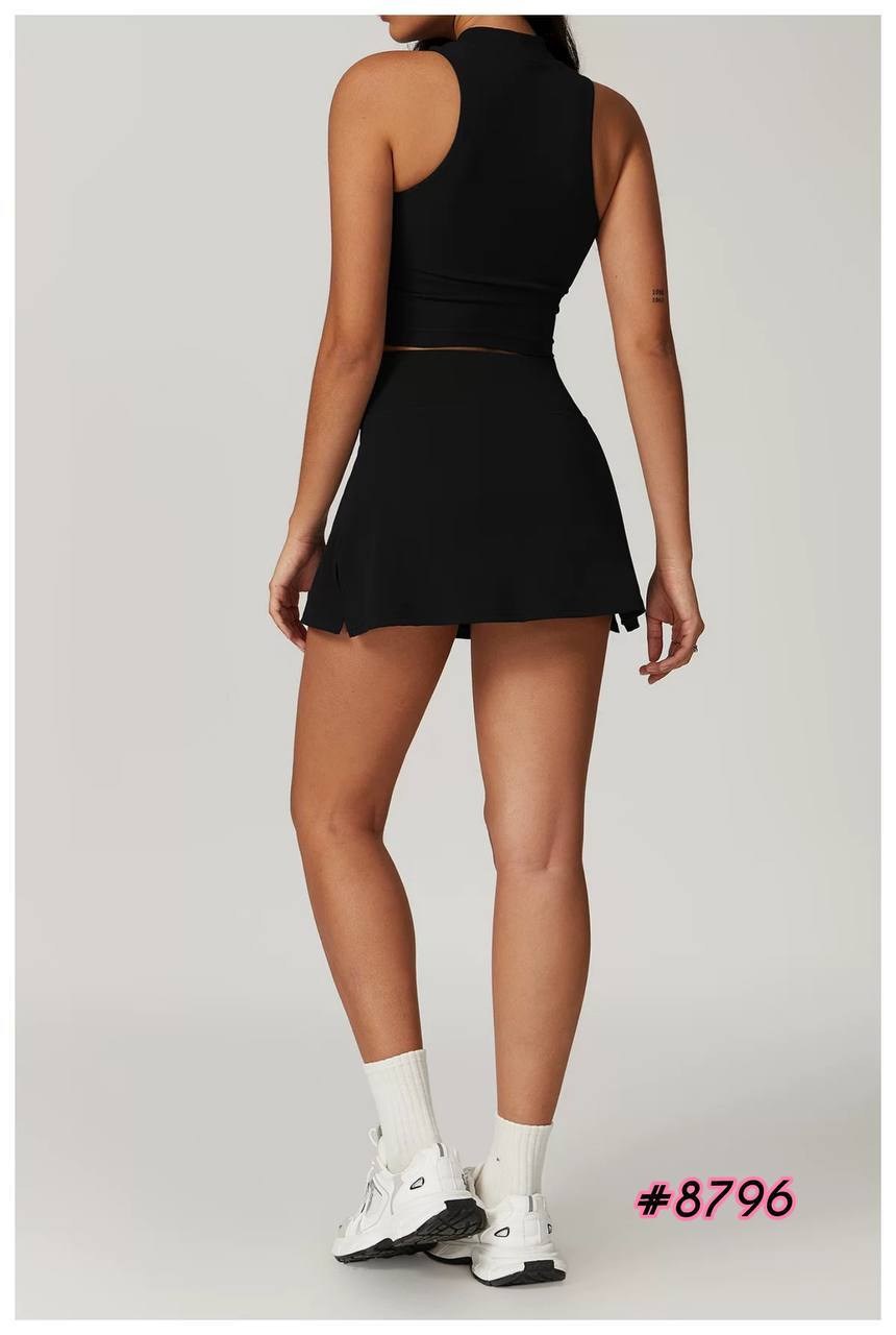 спортивная мини юбка,женские спортивные топы,спортивная юбка,теннисная юбка женская,юбка и топ