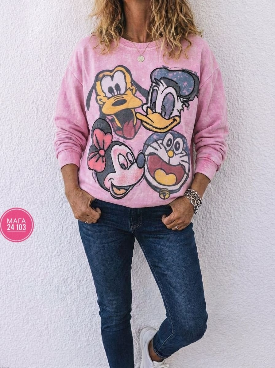 свитшот дисней,свитшот варенка миккимаус amour closet,свитшот,женская кофта,кофта с микки маусом женская