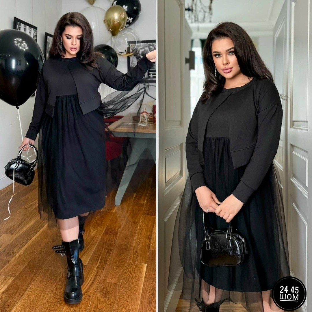 платье женское с накидкой,платье - двойка с накидкой арт. 9719866,женское платье,платье батал 48-64,костюм с платьем