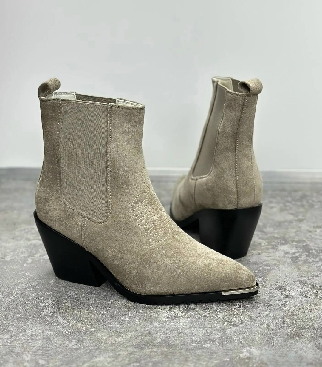 ,ботильоны казаки,женские ботильоны, женская,замшевые ботильоны