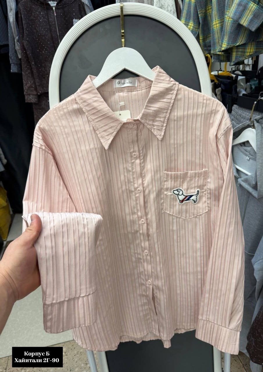 рубашка женская,рубашка в полоску,повседневная рубашка,рубашка хлопковая,рубашка