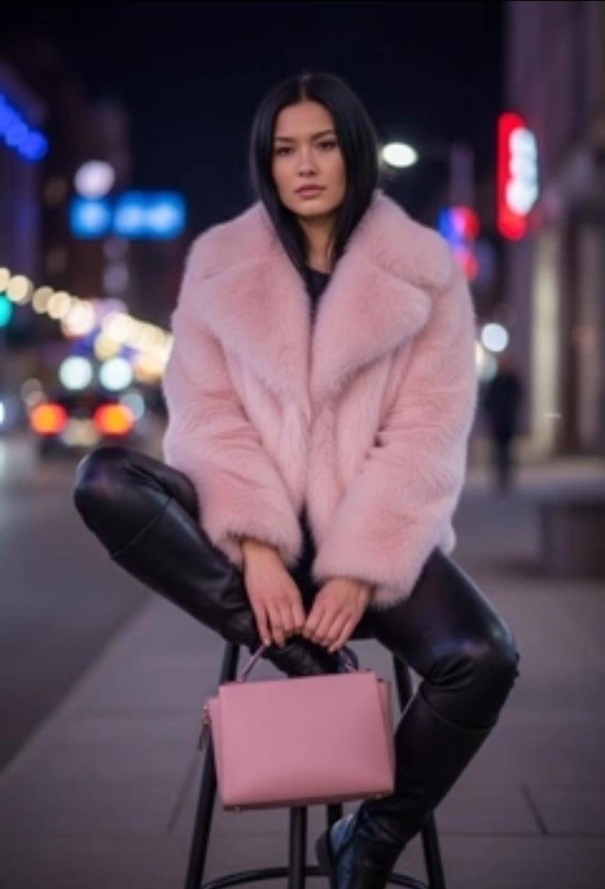 ирина шейк в шубе,шуба искусственная,красивая девушка в шубе,шубка,брюнетка в шубе