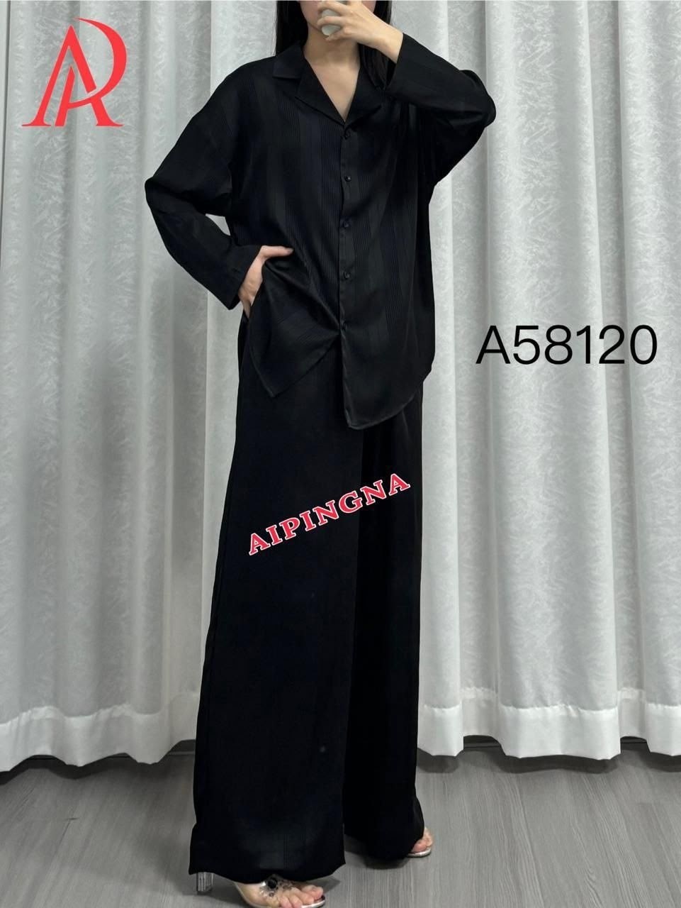 пижама lavolle,шелковый костюм,атласный костюм,amaton пижама со штанами и рубашкой шёлковая,женские пижамы