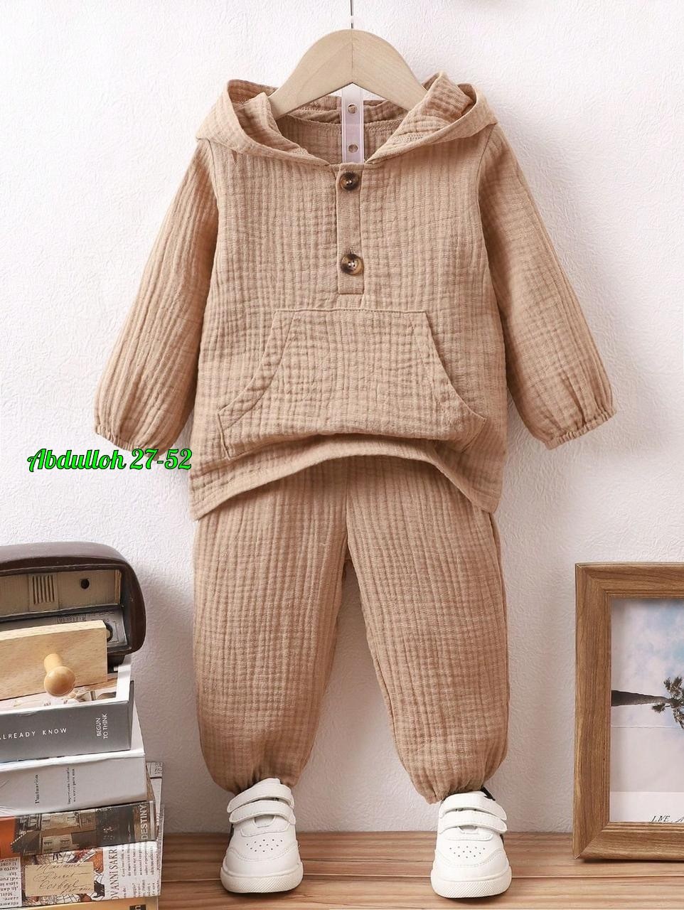 комплект одежды для мальчика,костюм из муслина,муслиновый костюм детский,костюмчик,детский костюм двойка