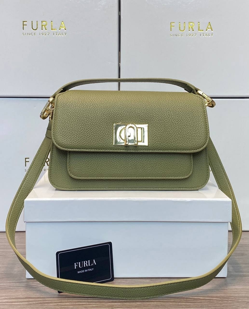 сумка женская furla,сумка furla,сумка фурла,furla маленькая сумка через плечо 1927, зеленый,сумка furla 1927