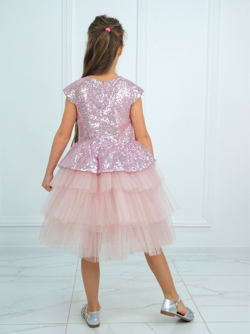 платье для девочки,платье для принцессы,платье детское,платье розовое,платье для девочки пышное