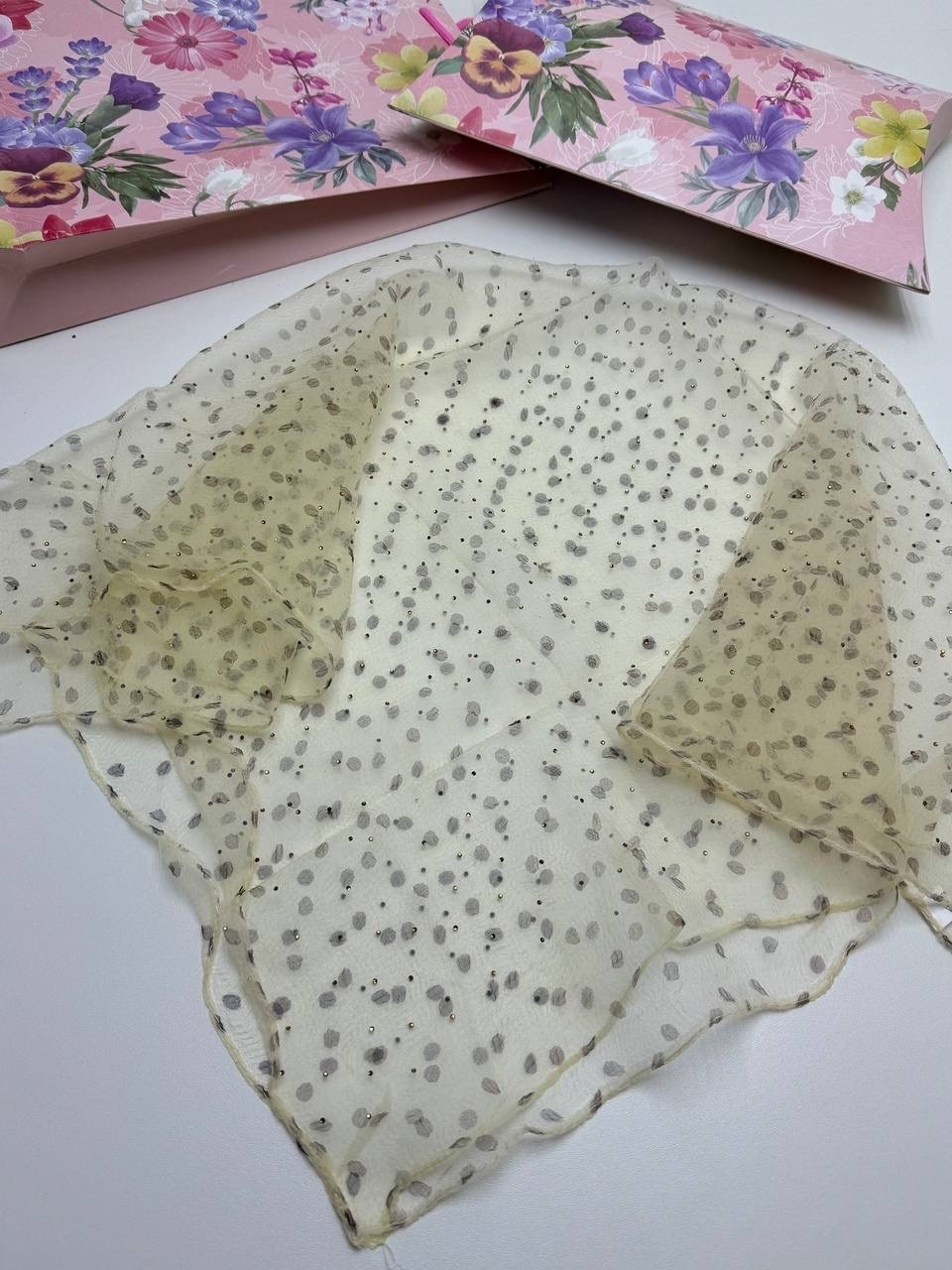 платки шейный платок,платки женские,платки шарф,красивый платок,женский платок в горошек