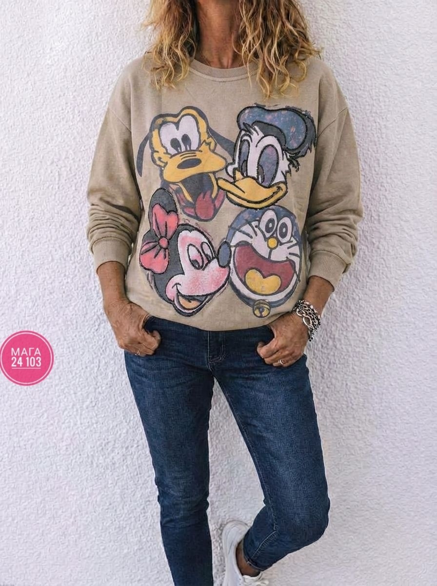 свитшот дисней,свитшот варенка миккимаус amour closet,свитшот,женская кофта,кофта с микки маусом женская