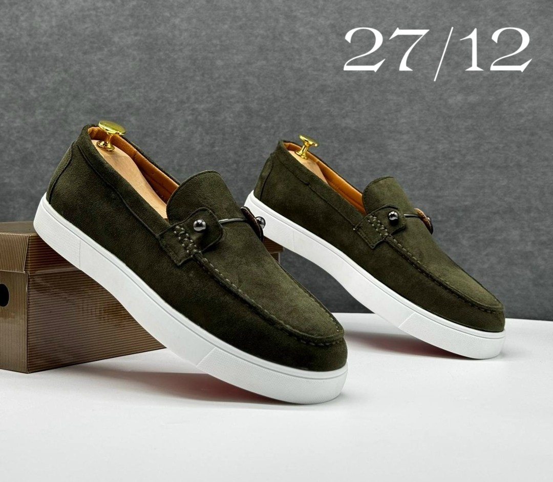 замшевые лоферы loro piana,,лоферы мужские замшевые loro piana suede lux olive,лоферы loro piana, повседневные