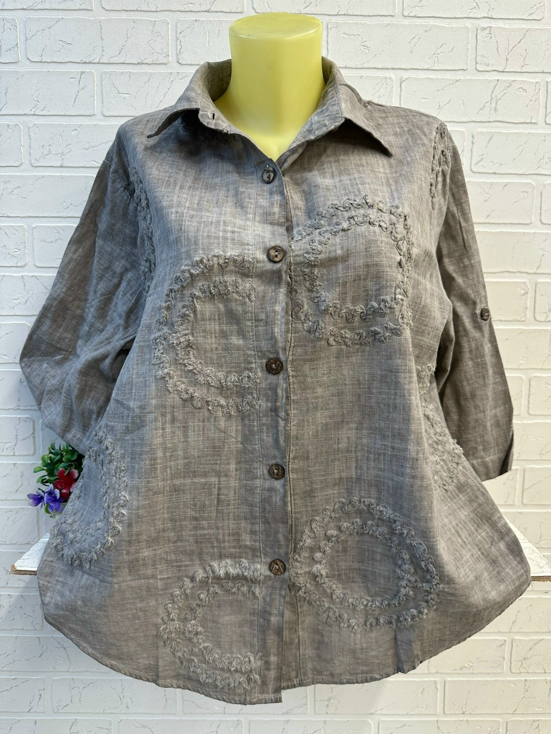 рубашка женская,рубашка женская льняная,блузка бохо,рубашка,льняная блуза с вышивкой модель 106-15