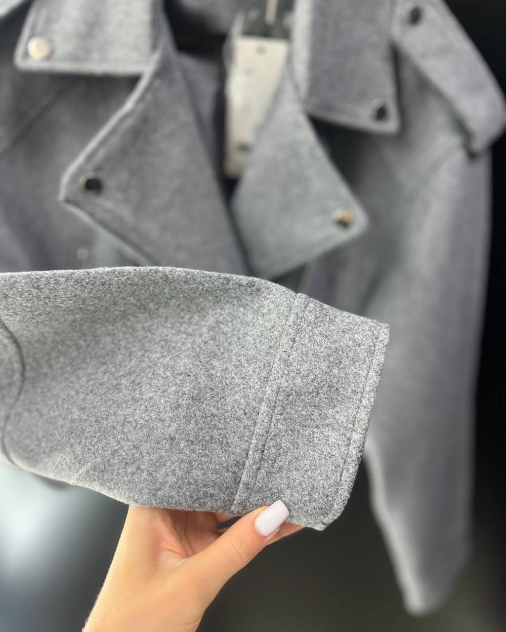 косуха женская шерстяная оверсайз kyfon,куртка косуха из пальтовой ткани женская,куртка косуха,модная женская куртка,косуха