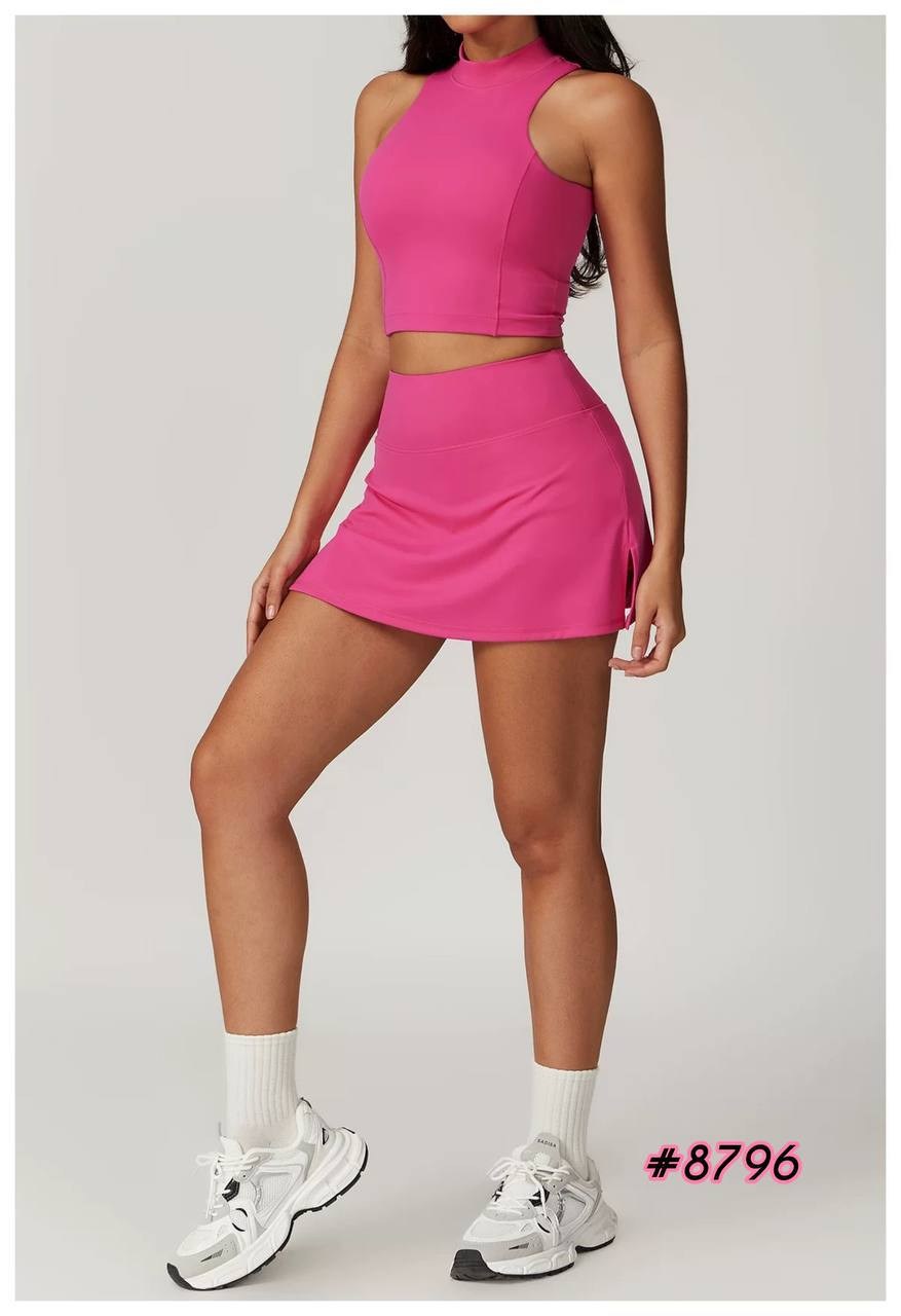 спортивная мини юбка,женские спортивные топы,спортивная юбка,теннисная юбка женская,юбка и топ
