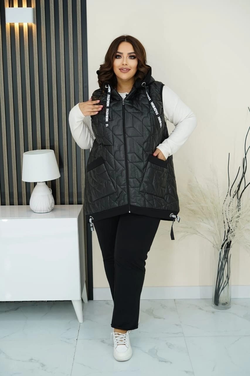 жилет большие размер,жилетка на синтепоне,жилет на синтепоне,жилет женский утепленный стеганный безрукавка,жилет женский утепленный стеганный с капюшоном