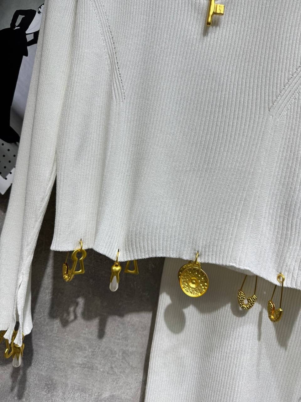 трикотажный костюм,костюм женский лапша,,женский костюм вермишель,кофта