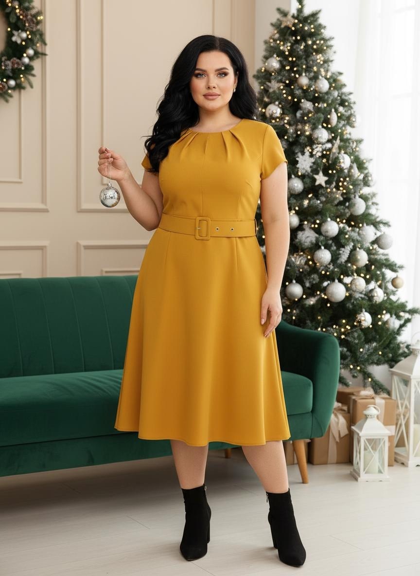 нарядные платья,платье с поясом,платье синее,платье для полных,платье