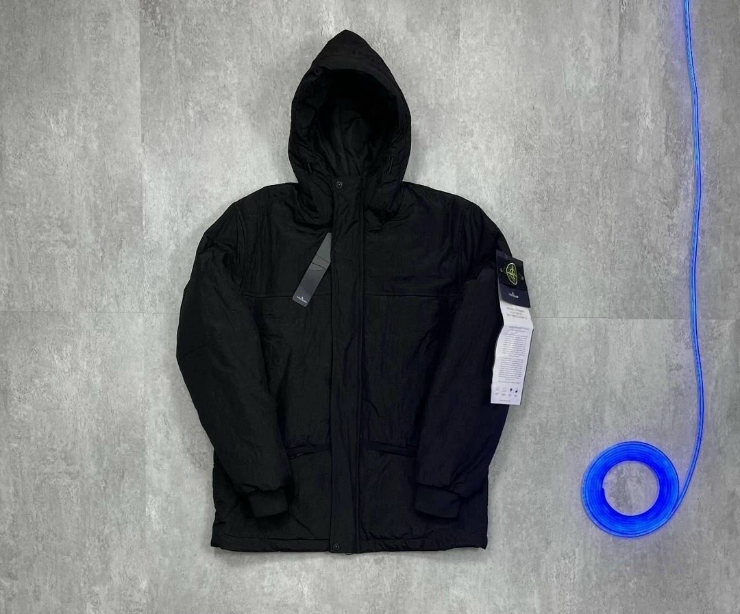 демисезонная куртка,куртка stone island,куртка удлиненная с капюшоном stone island,куртка stone island мужская,куртка зимняя stone island