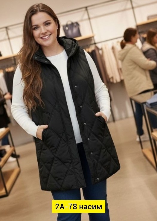дутый удлиненный жилет,жилетка женская,жилет,теплый жилет,жилет утепленная