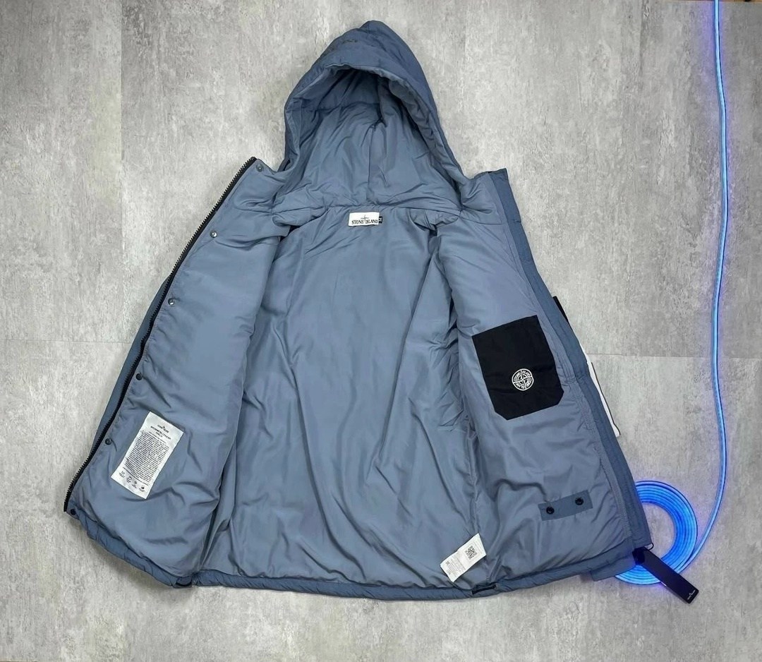 демисезонная куртка,куртка stone island,куртка удлиненная с капюшоном stone island,куртка stone island мужская,куртка зимняя stone island