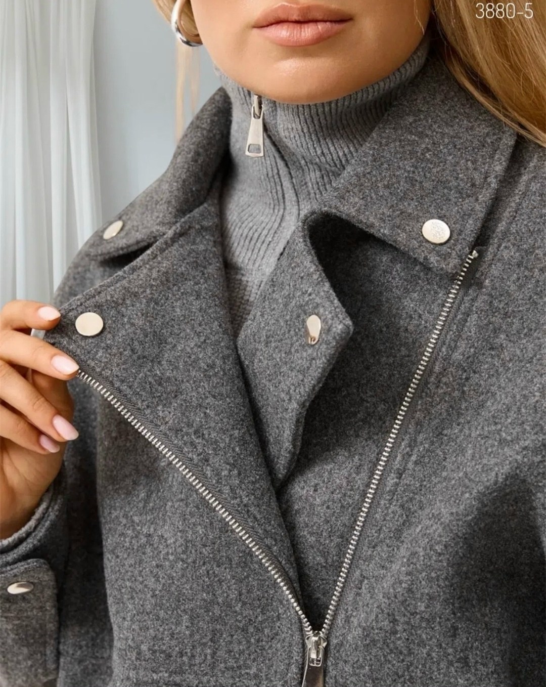 куртка из пальтовой ткани серая,куртка из пальтовой ткани,куртка косуха,куртка из пальтовой ткани fly,куртка из пальтовой ткани серая fly-style