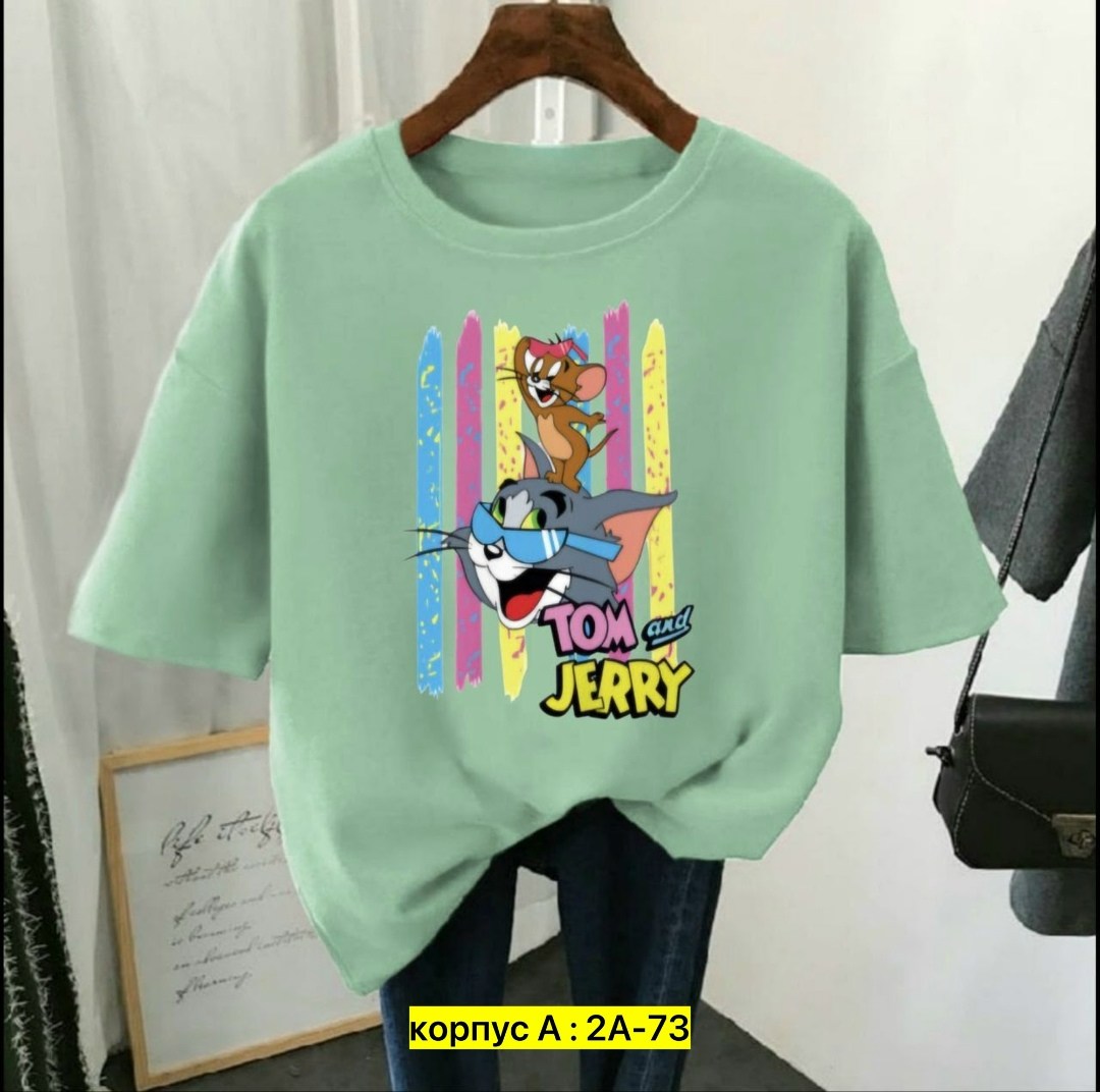 футболки женская,футболка женская том и джерри,футболка том и джерри,футболка,топы и футболки
