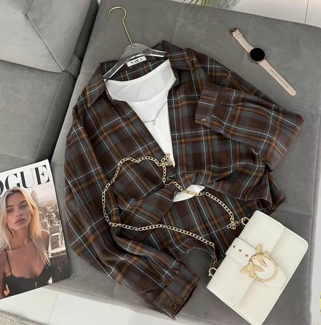рубашка в клетку с майкой beststyle,рубашка оверсайз в клетку thirteen brand,женская рубашка в клетку,рубашка в клетку женская оверсайз,рубашка в клетку