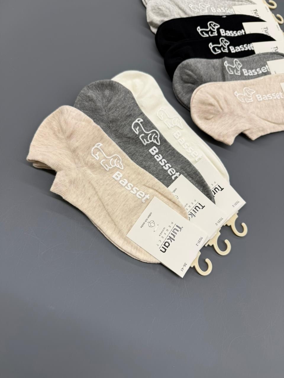 женские носки набор 5 пар,носки короткие набор белые 5 пар,носки женские,носки женские 10 пар,носки женские р. 36-41 (5 пар) арт. 1403190