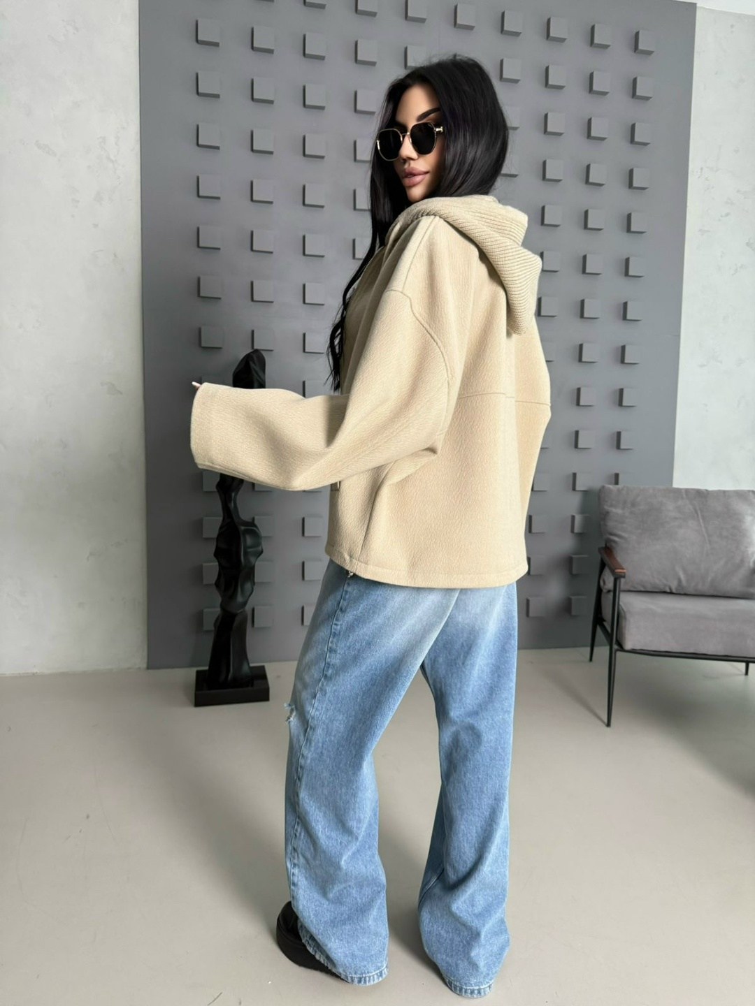 кардиган бежевый,модные образы,женские кардиганы,кардиган оверсайз