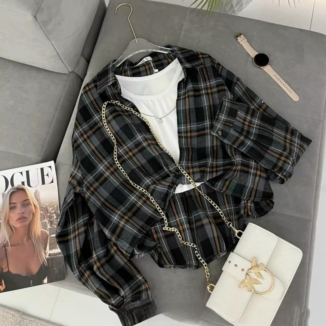 рубашка в клетку с майкой beststyle,рубашка оверсайз в клетку thirteen brand,женская рубашка в клетку,рубашка в клетку женская оверсайз,рубашка в клетку
