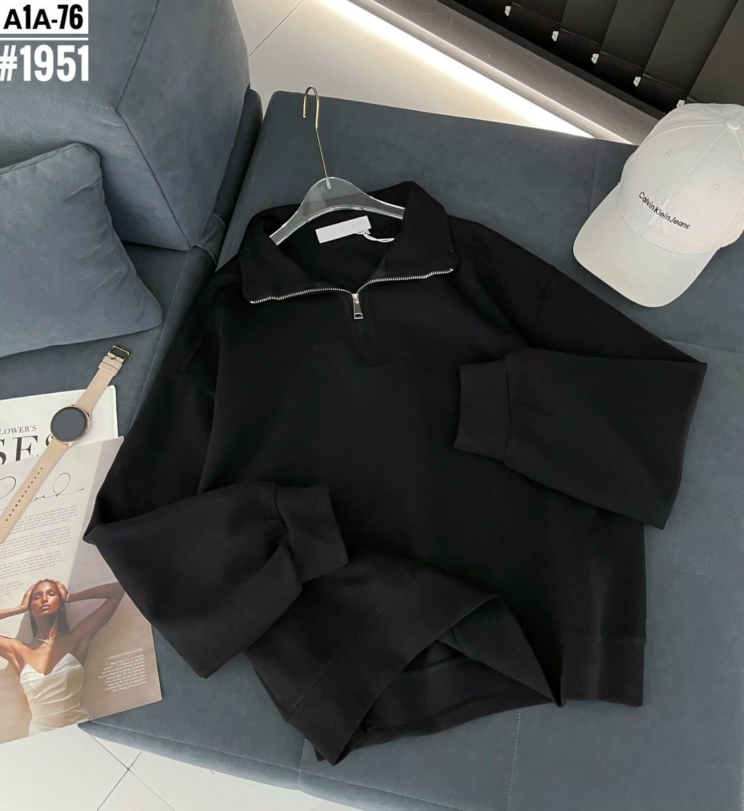 женская кофта,свитшот женская,свитшот на замке,свитшот с воротником на молнии кориченвый uqlo,кофта на замке