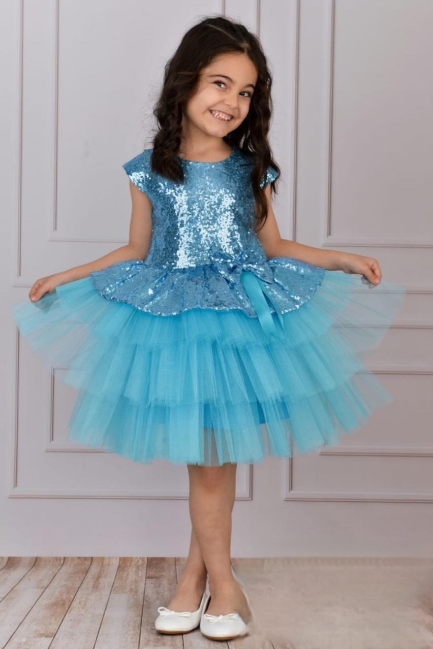 платье для девочки,нарядное платье,детское платье,платье нарядное для девочки,голубое платье для девочки