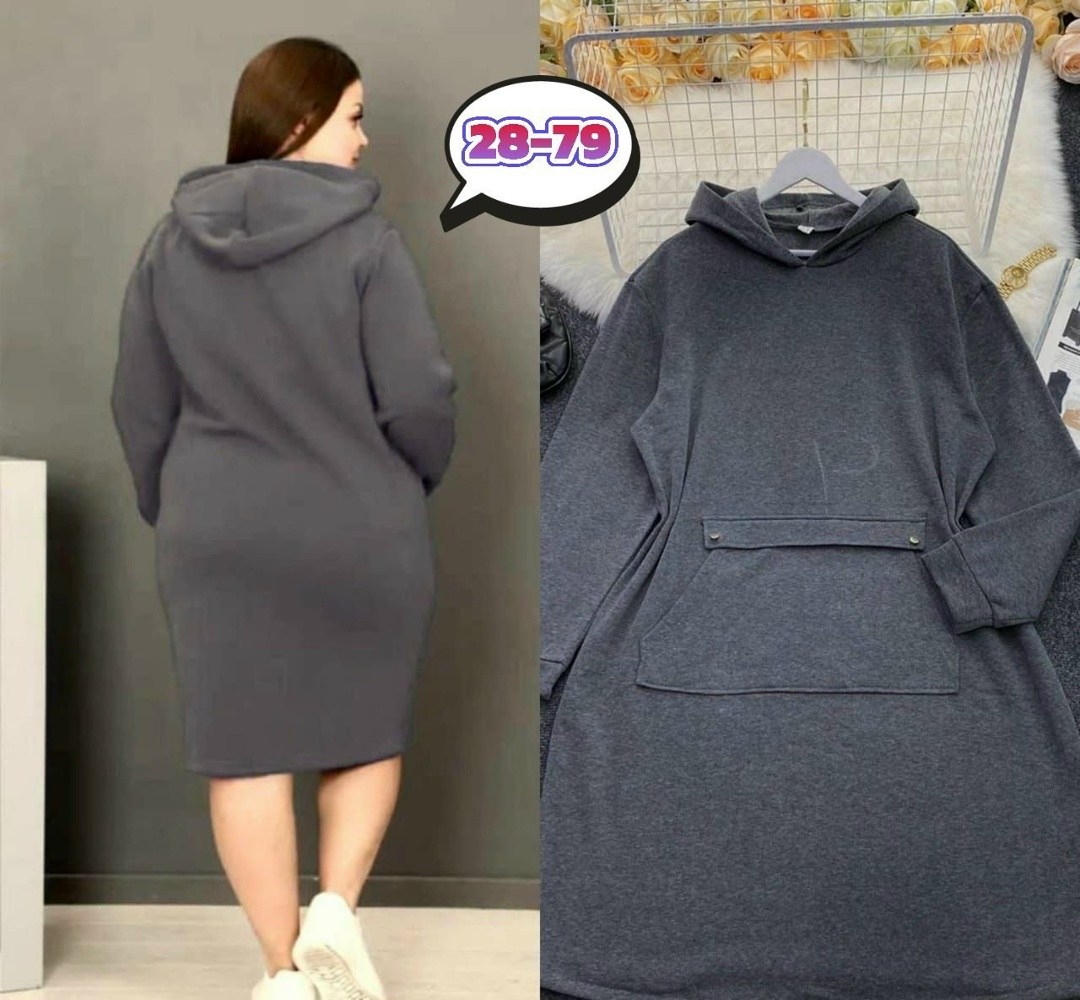 платье флис,спортивное платье с капюшоном,платье из флиса,платье худи теплое с капюшоном зимнее udel 122045637,платье толстовка женское