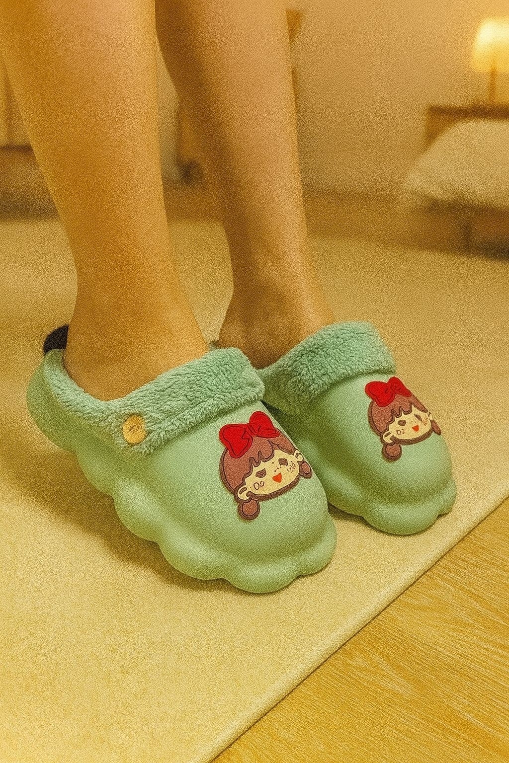 плюшевые тапочки,тапочки домашние,зимние тапочки,милые тапочки,тапочки модные