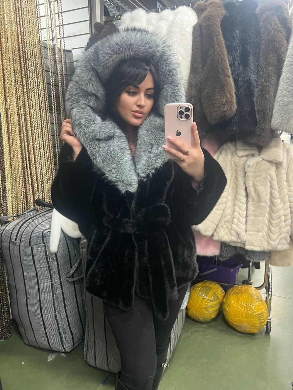 шуба норковая с капюшоном,шуба норковая с капюшоном из чернобурки,шуба норковая с чернобуркой,шуба норка с чернобуркой,женская шуба