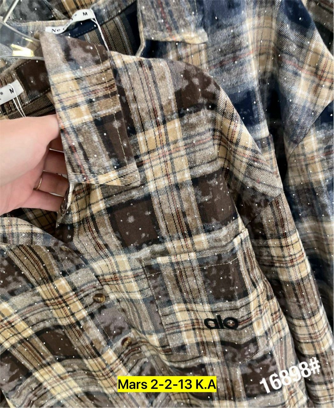 рубашка женская 7007 "клетка № 4",рубашка женская,рубашка в клетку женская,рубашка женская 7007 клетка,клетчатая рубашка женская теплая c&h style