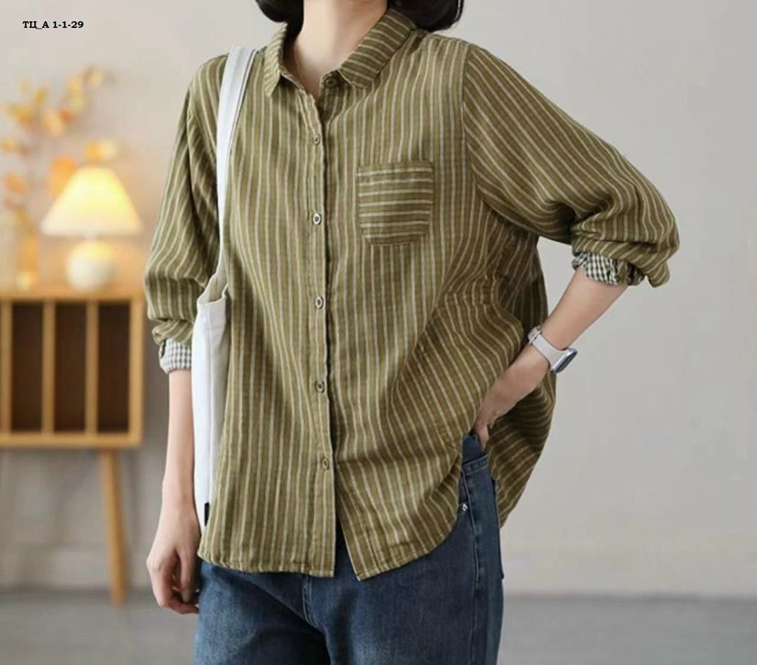 женская рубашка в полоску,рубашка в полоску,женская свободная рубашка с длинным рукавом,рубашка в полоску повседневная,женская повседневная рубашка с длинными рукавами