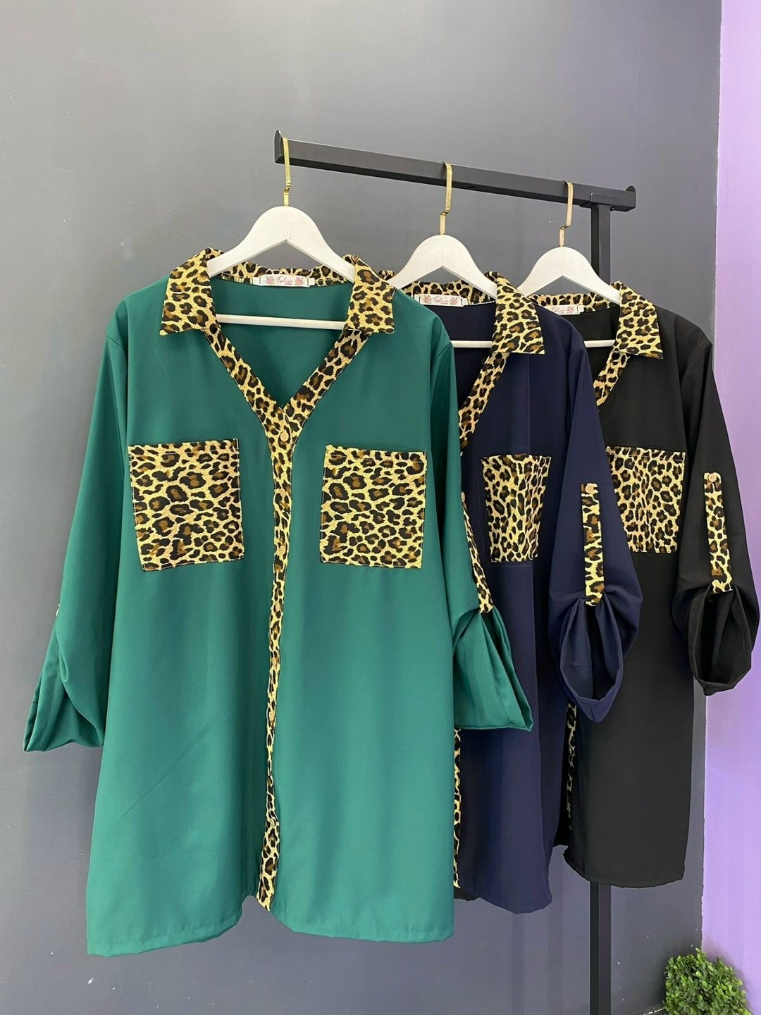 женская шифоновая рубашка с леопардовым принтом,рубашка шифоновая,блузка женская,рубашка женская,блузка туника