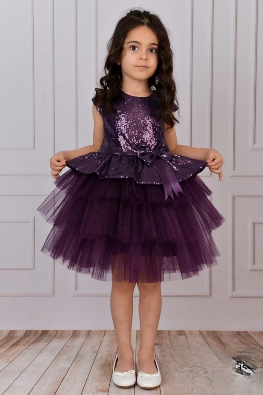 платье фиолетовое,платье для девочек,платье нарядное,платье riccotarz 2221008005 пурпурный 7-8 лет,платье нарядное для девочки