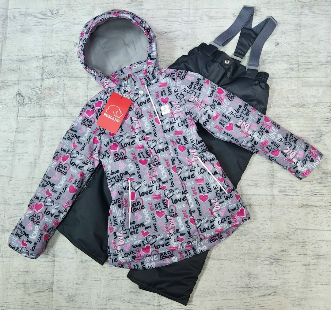 костюм демисезонный для девочки мембранный,комплект демисезонный,комплект верхней одежды rusland,демисезонный костюм,демисезонный костюм для девочки