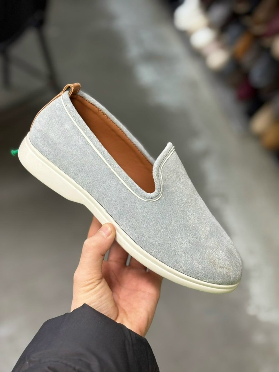 ,слипоны женские, женская,серые слипоны женские замшевые,обуви